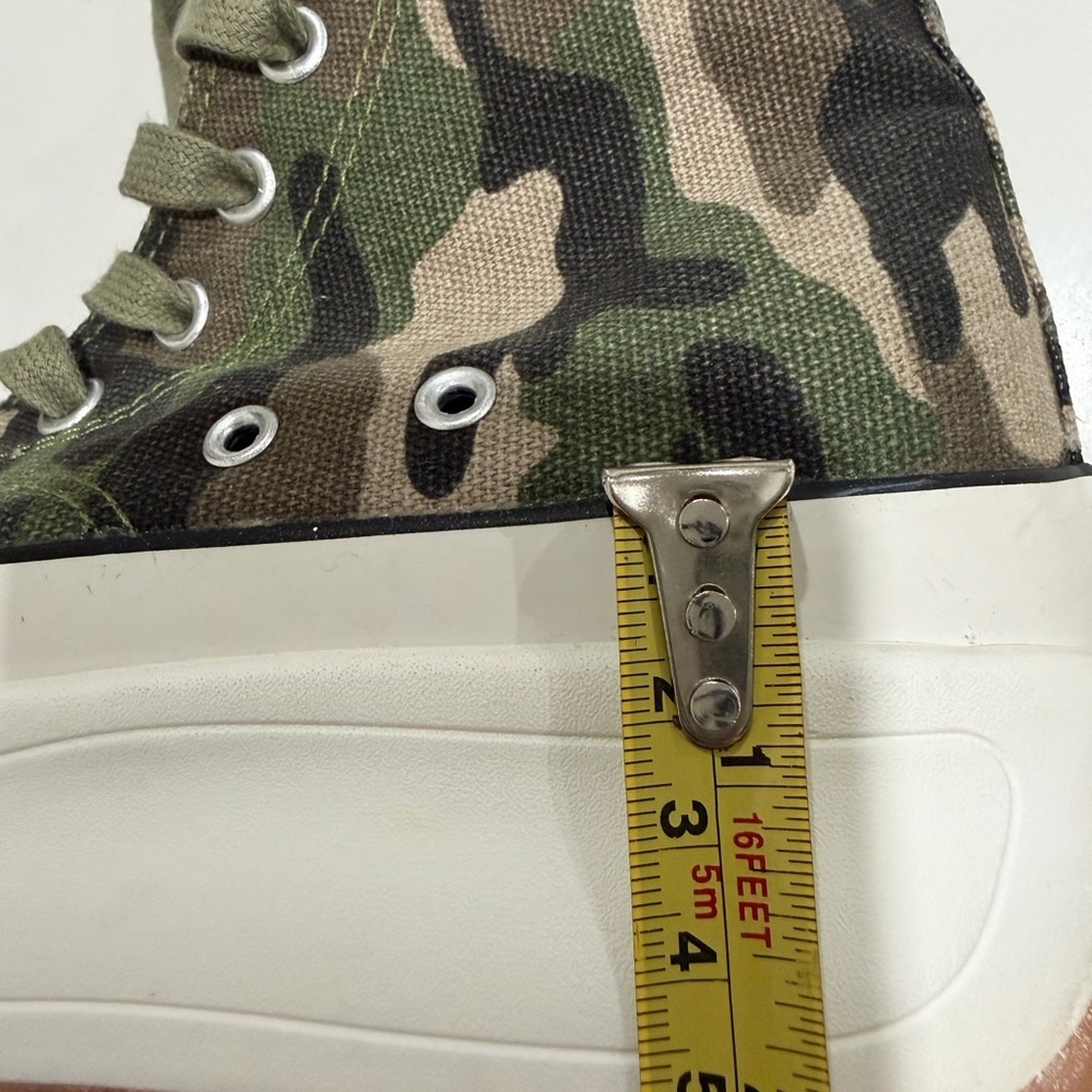 Steve Madden Green Camouflage High-Top Sneakers - Picture 7 of 9